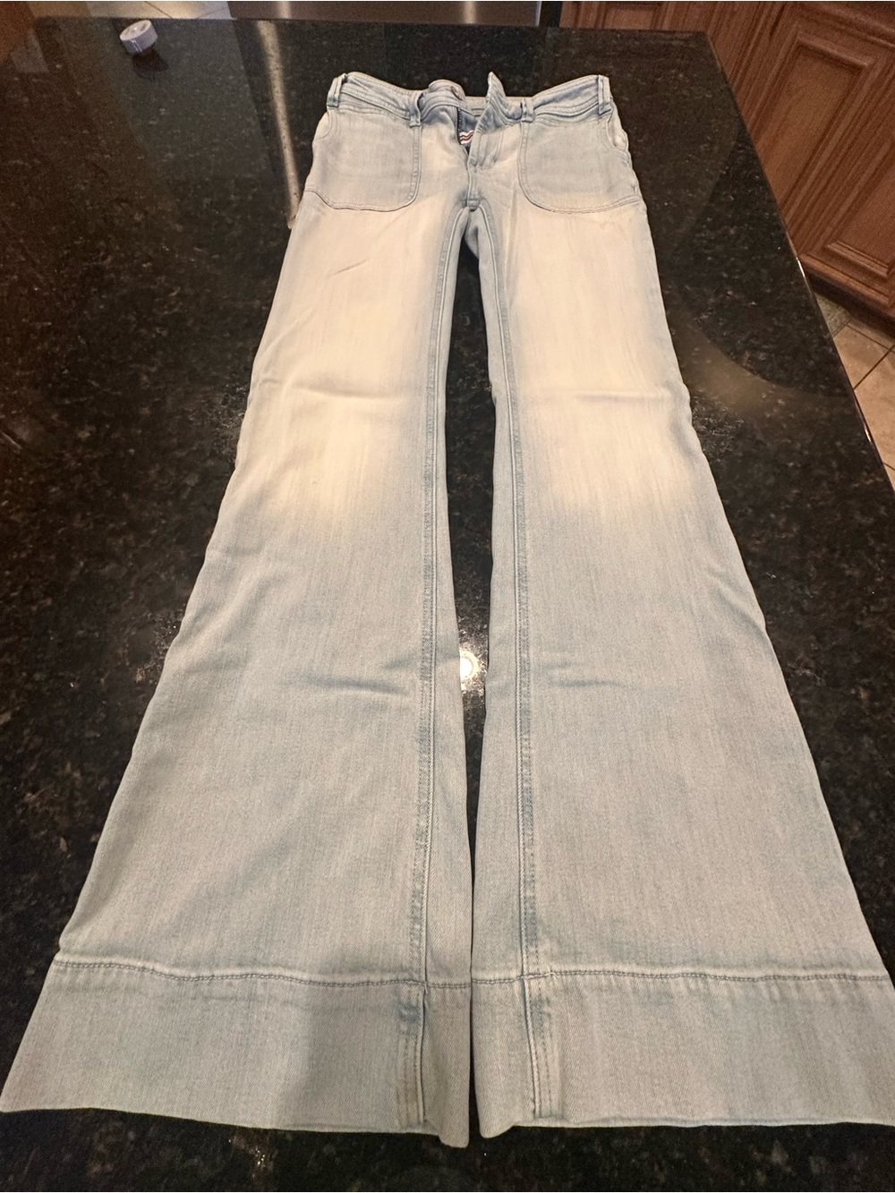 Pilcro by Anthropologie Light Wash Women's high rise bootcut jeans